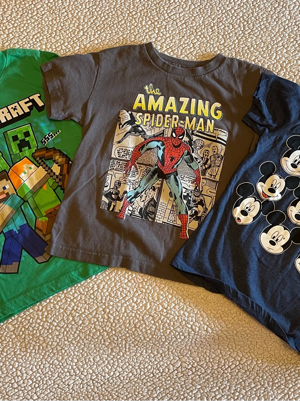 Boys T-Shirts (bundle of 3). Size 6